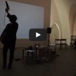 Gilles Aubry – “Tribute to the Ear”, live performance at Urban Acoustic Tribe fest 2015, Gallery Ebensperger, Berlin.
